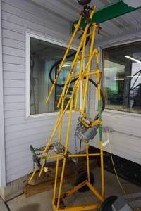 lot 28 image: Oztec Model CG12 Concrete Ceiling Grinding Platform and Power Head