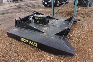 lot 14 image: Brand New Universal Mount Bobcat Skid Loader Skid Steer 72 Brush Hog Attachment