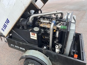 lot 11 image: 2017 Rotair Model D185 T4F Tow Behind Air Compressor