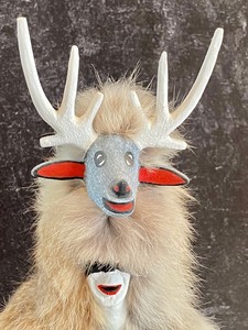lot 4 image: Deer Dancer Kachina Figurine