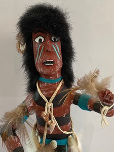 lot 8 image: Kachina Cloud Dancer Figurine