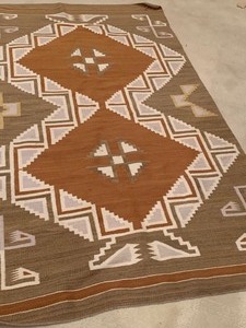 lot 71 image: Beautiful Native American Rug or Textile