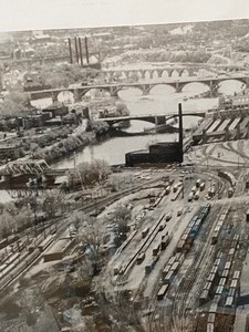 lot 180 image: Vintage Framed Photo (Copy) of Minneapolis