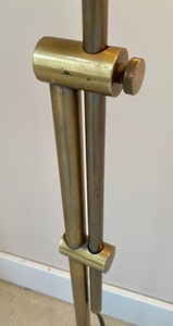 lot 181 image: Brass Adjustable Floor Lamp