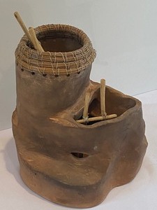lot 179 image: Artist Created Adobe House Sculpture