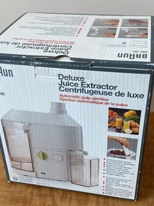 lot 168 image: Braun Deluxe Juice Extractor (NEW).