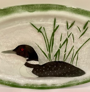lot 234 image: Peggy Karr or Similar Loon Plate