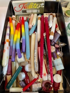 lot 136 image: Candles, Candle Holders and More