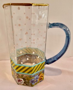 lot 137 image: Whimsical MacKenzie Childs Pitcher