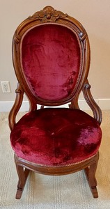 lot 218 image: Antique Victorian Rocking Chair