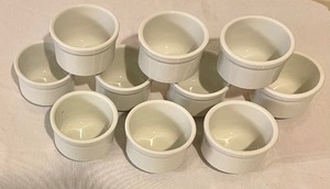 lot 293 image: 10 Crate & Barrel Crock Style Bowls