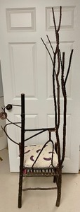lot 289 image: Amazing Chair Crafted from Branches and Twigs