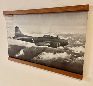 lot 252 image: Black and White Vintage Aircraft Photo
