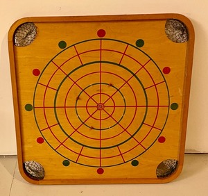 lot 253 image: Vintage Carrom Game Board