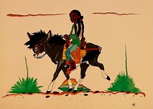 lot 270 image: Unframed Art