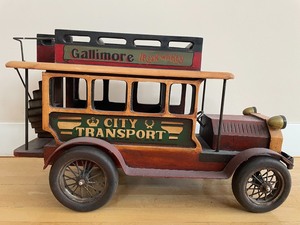 lot 31 image: Nostalgic Wooden Old Time City Transport Bus