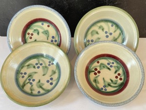 lot 36 image: Four Lovely Pottery Bowls
