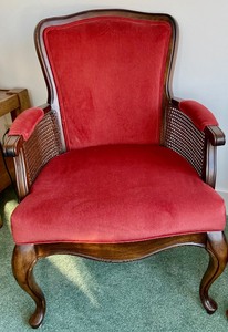 lot 374 image: Pair of Vintage Upholstered Armchairs