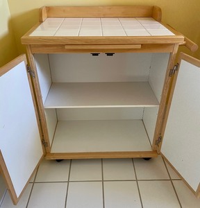 lot 368 image: Tile Top Cabinet