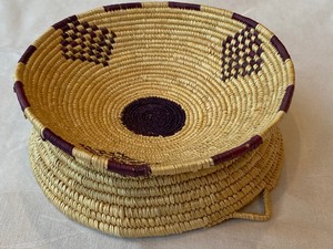 lot 84 image: Handwoven Basket Decor