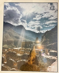 lot 314 image: Beautiful Framed Photograph Named Sun Burst