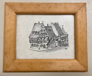 lot 310 image: Pair of Framed Mini Etchings