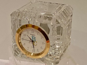 lot 343 image: Waterford Crystal ABC Clock