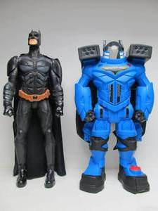 lot 25 image: Pair of LARGE Batman Toy Action Figures