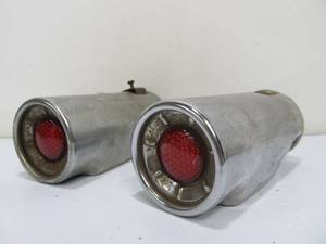 lot 41 image: Vintage 1950s Era Chrome Exhaust Tips