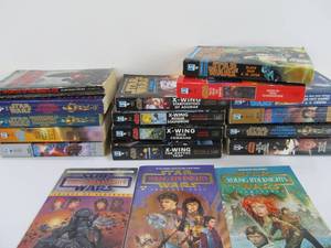 lot 53 image: Large Lot of STAR WARS Paperback Books
