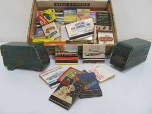 lot 78 image: Nice Lot of Vintage Advertising Matchbooks
