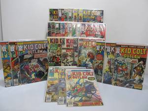 lot 85 image: Large Lot of Vintage KID COLT Western Comic Books
