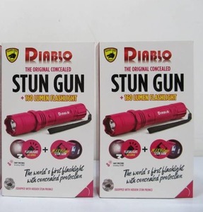 lot 91 image: 2 Brand New Guard Dog DIABLO Stun Gun & Flashlight Sets