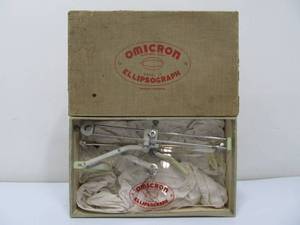 lot 170 image: Vintage OMICRON Model 17 Ellipsograph Drafting Tool wBox