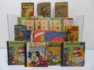 lot 181 image: Lot of Old Vintage Disney etc Small Books