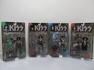 lot 182 image: Complete Set of KISS Band Action Figures by McFarlane