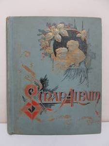 lot 207 image: Nice Antique Victorian Scrap Album 