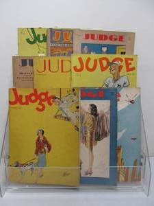 lot 210 image: Group of Original 1920s Era JUDGE Magazines