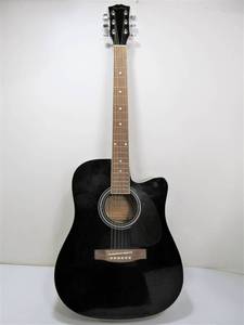 lot 240 image: SPECTRUM Black Acoustic Guitar