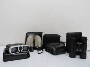 lot 245 image: 4 Pair of Binoculars Range Finder etc
