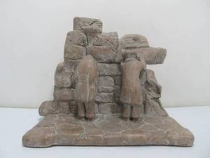 lot 275 image: Vintage Austin Productions Wailing Wall Jerusalem Sculpture