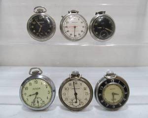 lot 284 image: Nice Group of Vintage Deco Pocket Watches etc