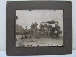 lot 303 image: Antique Farming Threshing Company Photograph