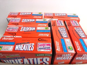 lot 318 image: Complete Baseball Card Sets & Unopened Mark McGuire Wheaties Boxes