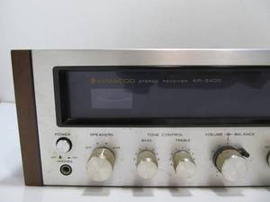 lot 141 image: Vintage Heavy KENWOOD Model KR-3400 Stereo Receiver