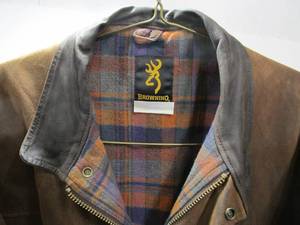 lot 144 image: Nice BROWNING Mens Waxed Upland Jacket Size XXL