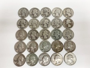 lot 340 image: Estate Lot of US Silver Quarters