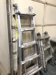 lot 362 image: 2 Aluminum Ladder Systems - Including Keller Extra Heavy Duty KMT22 System