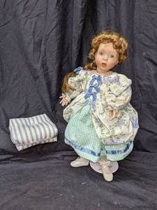 lot 137 image: Ashton Drake Little Miss Muffet by Wendy Lawson