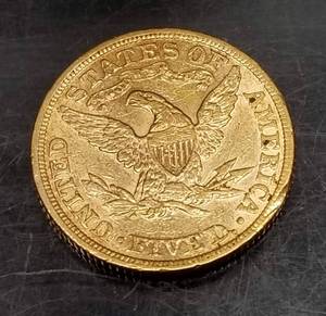 1895 US $5 GOLD LIBERTY
